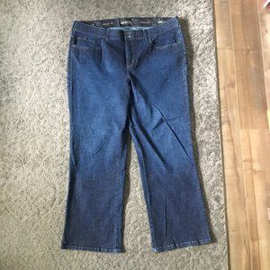 Lee size 22 Jeans, dark wash with flap pockets